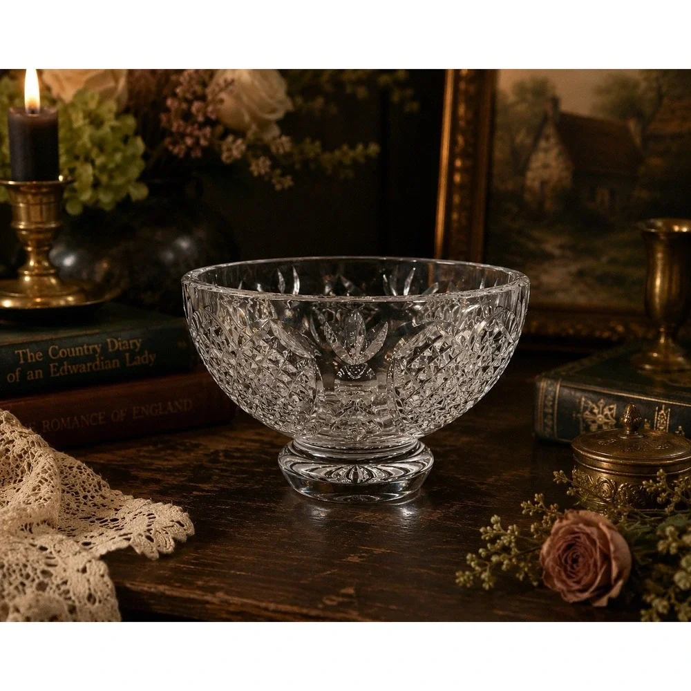 Waterford Heirloom Footed Crystal Bowl 6